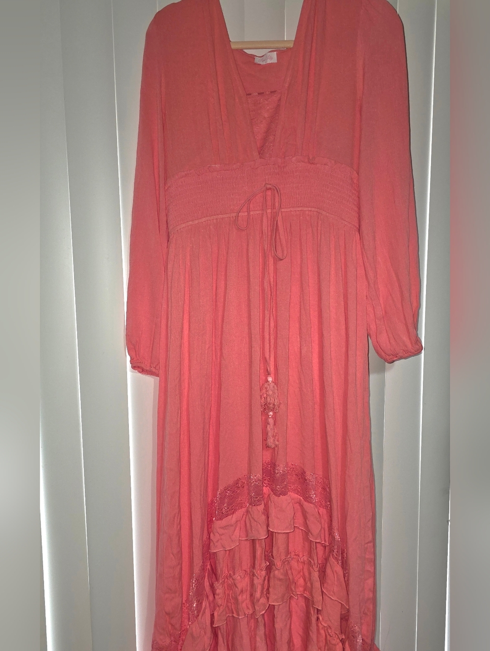 Pink Lily Western Maxi Dress